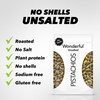 image:imageWonderful Pistachios No Shells Lightly Salted Nuts 12 Ounce Resealable Bag Protein Snacks Gluten Free Healthy SnackUnsalted