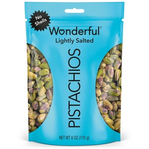 image:imageWonderful Pistachios No Shells Lightly Salted Nuts 12 Ounce Resealable Bag Protein Snacks Gluten Free Healthy SnackLightly Salted